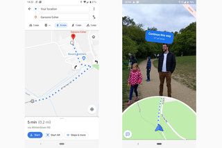 ¿Qué es la navegación AR y Live View de Google Maps y cómo se usa?