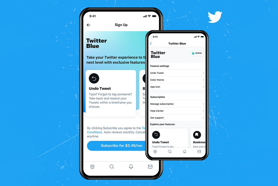 Naročninska storitev Twitter Blue: kaj je vključeno in koliko stane?