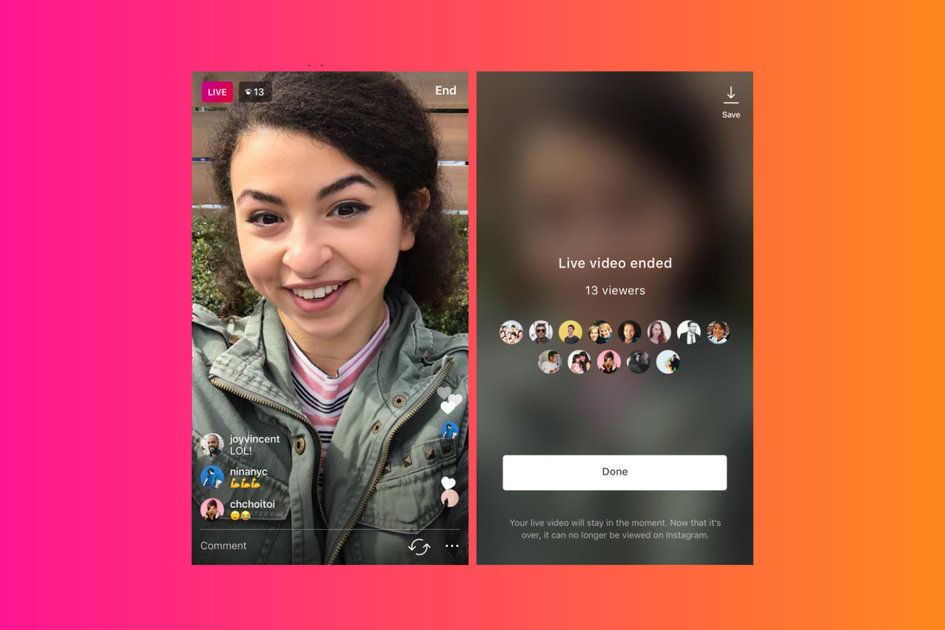 Instagram vous permet désormais d'enregistrer des vidéos en direct - Voici comment