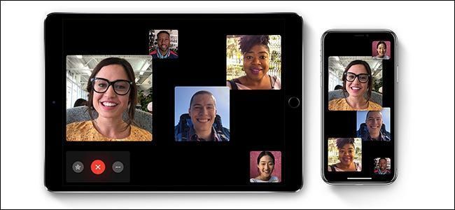 Kaip naudoti „Group FaceTime“ „iPhone“ ir „iPad“.