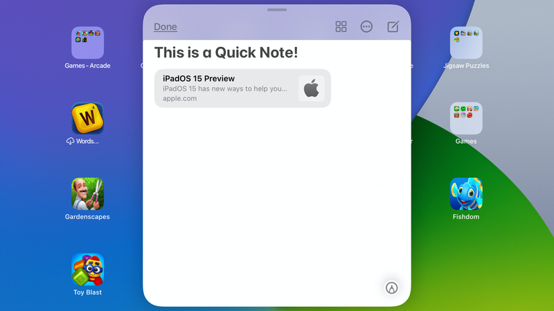 Πώς να χρησιμοποιήσετε το Quick Note στο iPad