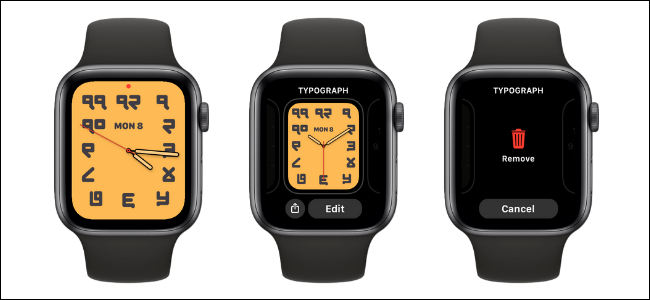 كيفية حذف وجه الساعة على Apple Watch
