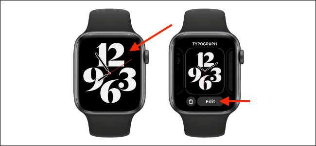 أدخل وضع التخصيص لـ Apple Watch