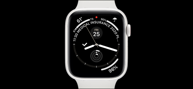 Apple Watch mit Infograph-Zifferblatt