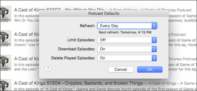 Cách tiết kiệm dung lượng trên máy Mac hoặc iPhone của bạn bằng cách giới hạn tải xuống Podcast