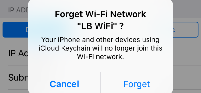 Cómo olvidar una red Wi-Fi en su iPhone o iPad