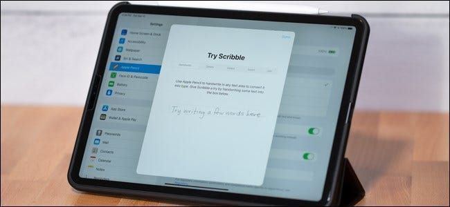 Cách tắt Scribble cho Apple Pencil trên iPad