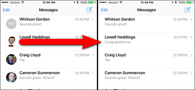 Kako sakriti fotografije kontakata u porukama na iPhoneu