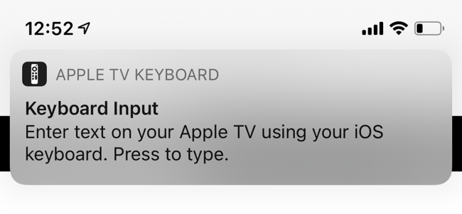 Cách tắt thông báo bàn phím Apple TV trên iPhone và iPad