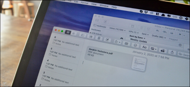 Mac Mail에서 Notes 앱으로 이메일을 내보내는 방법