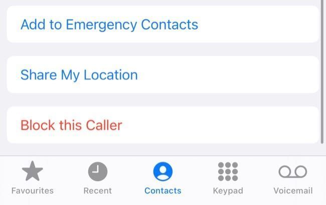 Добавете контакт към контактите за спешни случаи на iPhone