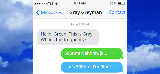 De ce unele iMessage sunt verzi și unele albastre pe iPhone-ul meu?