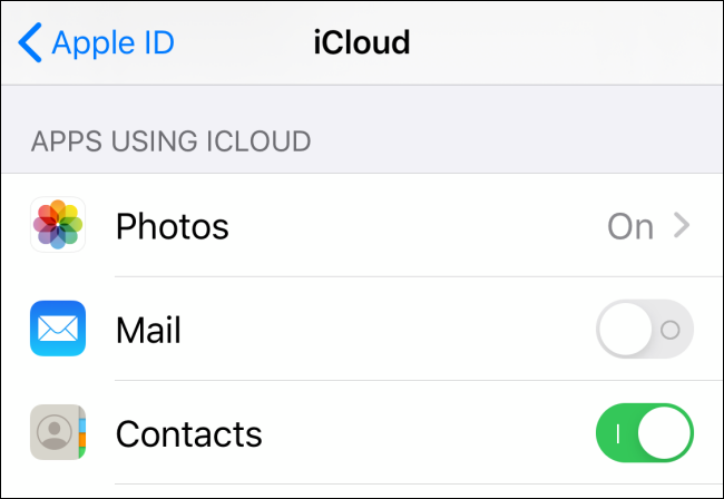iCloud-Apps auf dem iPhone