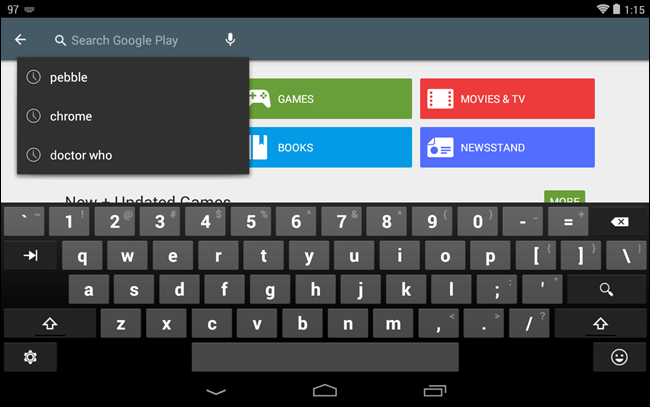 Kaip išvalyti paieškos ir programų istoriją „Google Play“ parduotuvėje „Android“ įrenginyje