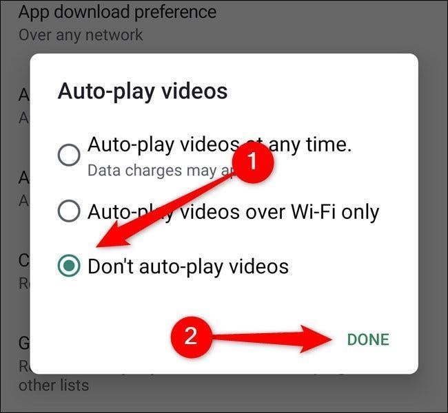 Google Play Store Tippen Sie auf Don