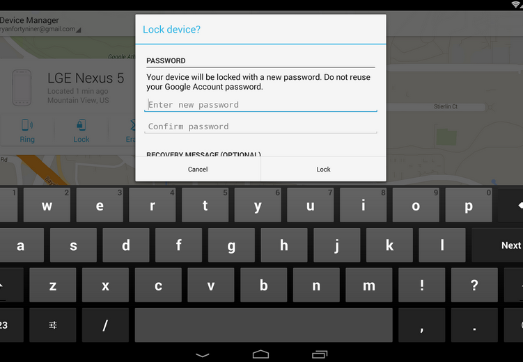 La aplicación Android Device Manager ahora está disponible en Google Play Store
