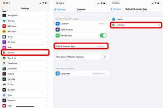 Kako nastaviti Chrome kot privzeti brskalnik v sistemu iOS 14
