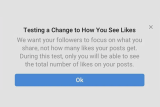 Ups! Instagram skjulte seg ved et uhell som tellinger på innlegg fra folk