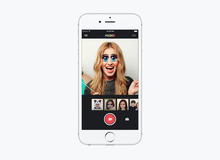 A Facebook Live Snapchat-szerű lencséket kínál az MSQRD alkalmazáson keresztül