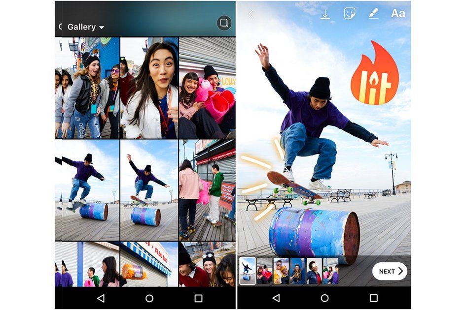 Most több képet és videót is hozzáadhat az Instagram Storieshoz