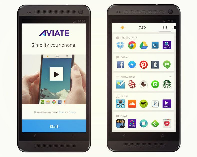 Agora o Yahoo entra no jogo do iniciador Android com o aplicativo Aviate