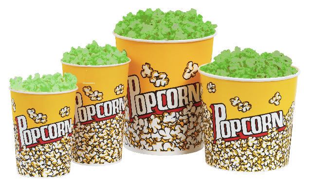 Gli scienziati inventano i popcorn che si illuminano al buio