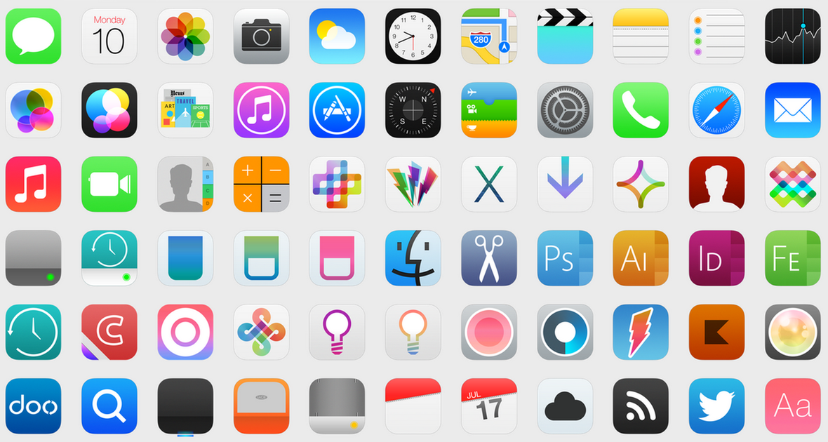 Icon theme pack porta iOS 7 su OS X poiché Apple non lo farà