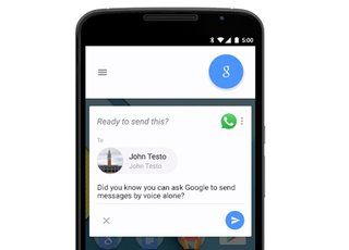 Sie können jetzt ok Google verwenden, um Ihren Freunden per Sprachbild 2 eine WhatsApp-Nachricht zu senden