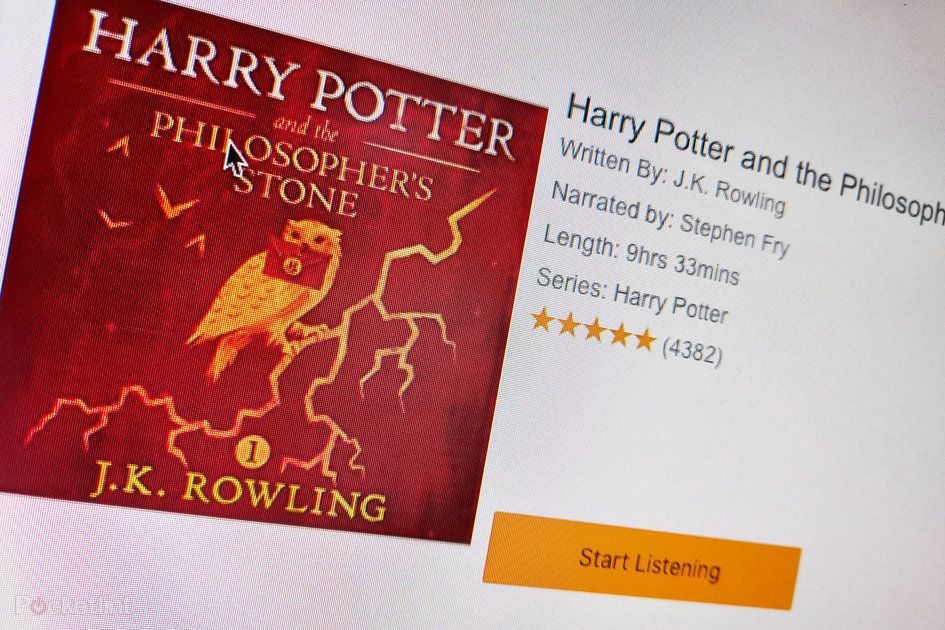 J K Rowling ofereix el primer llibre electrònic i audiollibre de Harry Potter, amb programes d'entreteniment de bloqueig per als fans de Potter