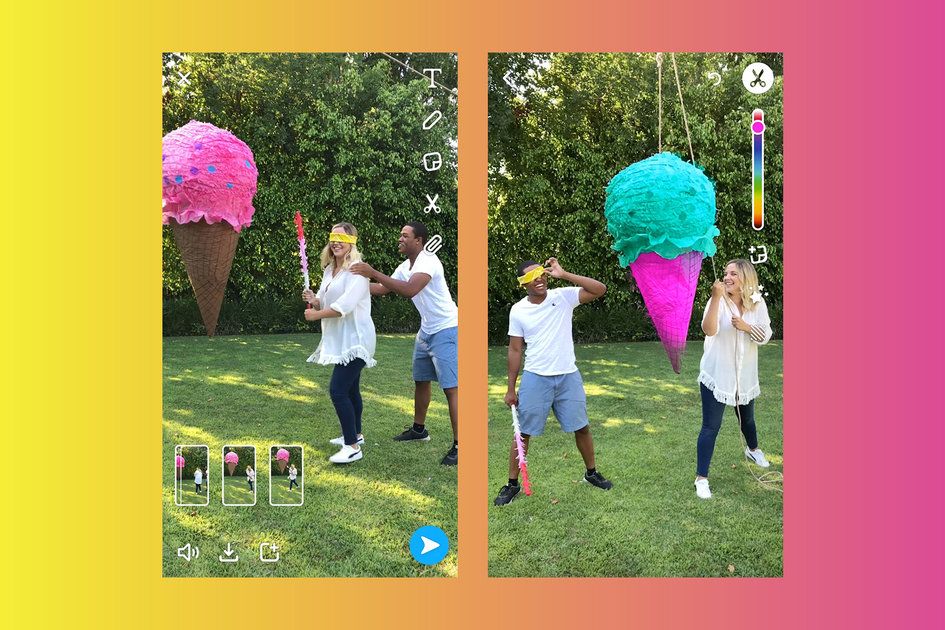 Snapchat: Jak nahrávat více snapem a měnit barvu libovolného objektu