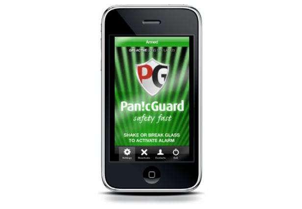 PanicGuard for iPhone /Android: Verdens første politi -foretrukne sikkerhetsapp