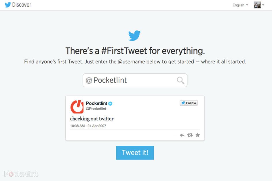 Apakah Tweet pertama anda? Ini mudah dijumpai