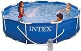   Комплект басейни Intex с метална конструкция, 10 фута x 30 инча