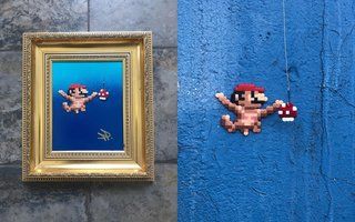 Fantástico artista callejero transforma el mundo con una imagen increíble de Pixel Art 6