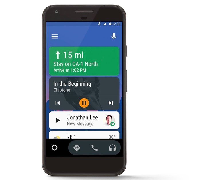 Актуализацията на Google Android Auto предлага режим на автомобил на всички смартфони с Android