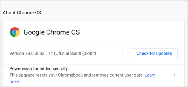 Cómo actualizar su Chromebook