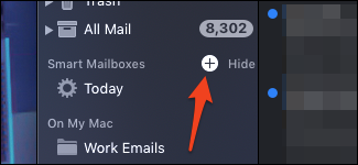 תיבת דואר חכמה חדשה של macOS Mail
