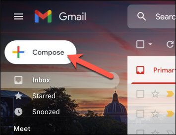 En la interfaz web de Gmail, presione el
