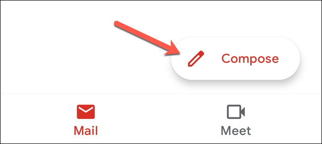 En la aplicación Gmail, toque el