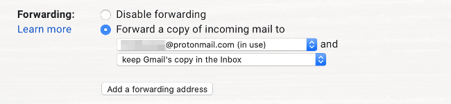 Pārsūtīšanas iestatīšana pakalpojumā Gmail