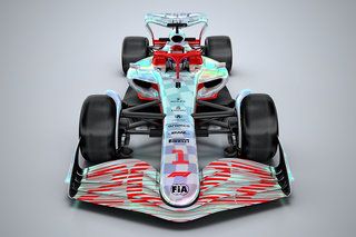 Uus 2022 F1 auto näitas, et see peaks aitama luua tihedamaid võistlusi