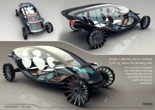 Úžasné futuristické designy automobilů, od závodních až po záchranná vozidla.