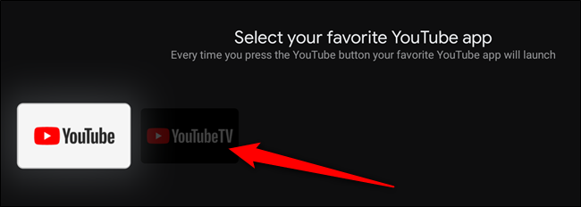 Изберете приложението YouTube, към което искате да съпоставите бутона