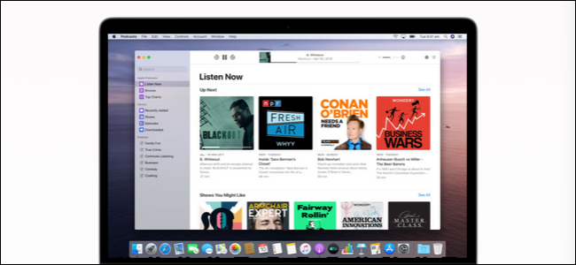 Cara Mendengarkan Podcast di Mac Anda