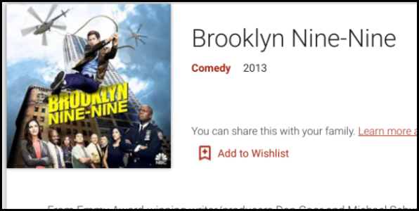 Google Play Brooklyn Nine-Nine