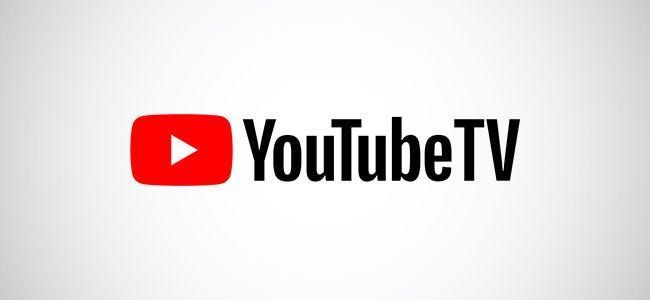 Логотип YouTube TV на белом фоне