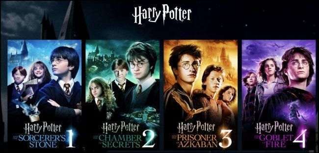 Фильмы о Гарри Поттере на HBO Max