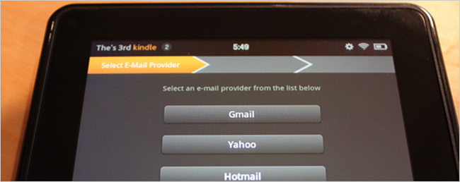 كيفية إعداد Gmail للنطاقات المخصصة على تطبيق البريد الإلكتروني الخاص بـ Kindle Fire