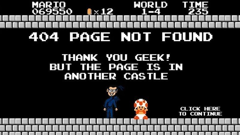 404 ماریو امیج کو کیسے جیک کریں۔