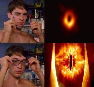 최고의 블랙홀 밈 Is it is the Eye of Sauron A 도넛 고양이 눈 이미지 8